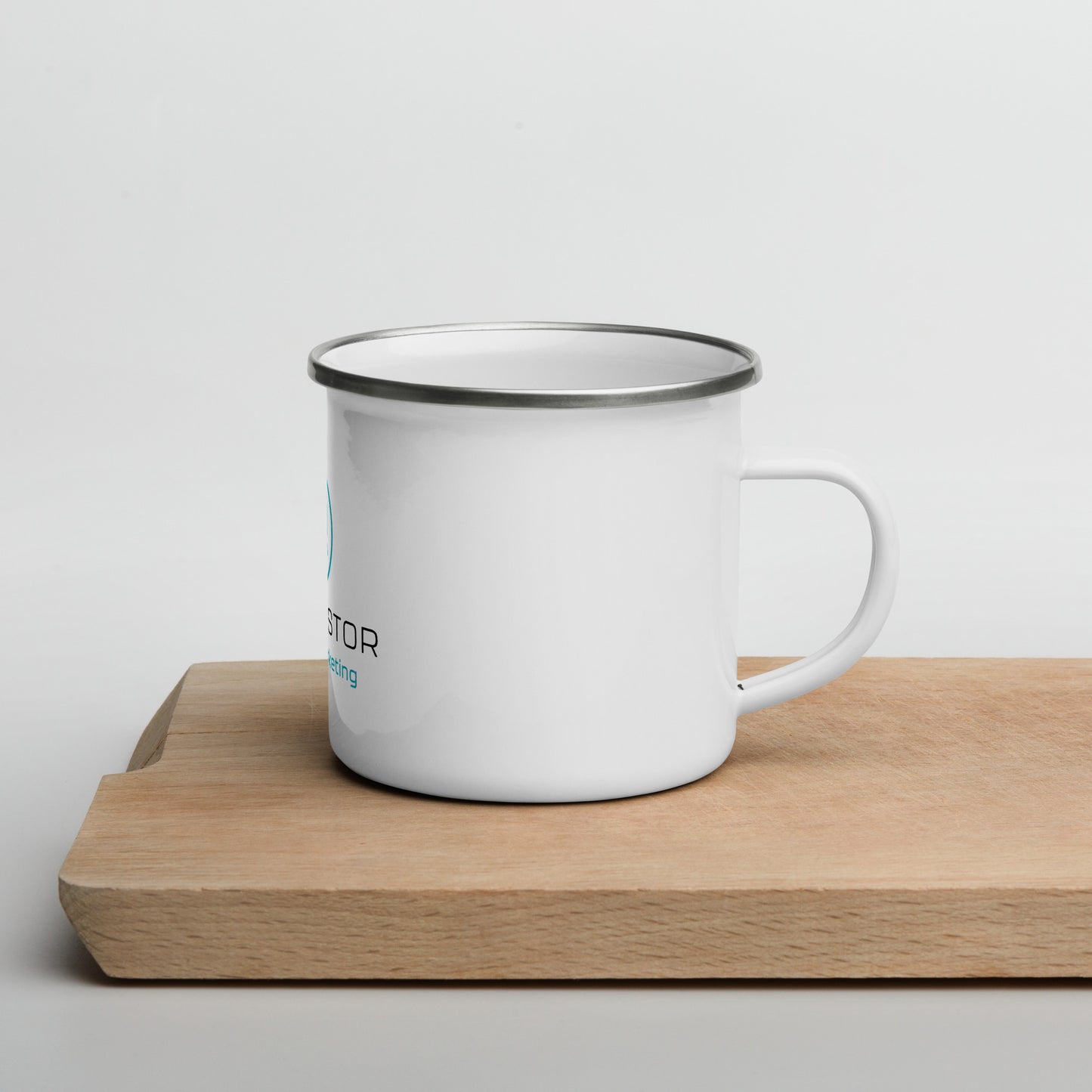 White Enamel Mug